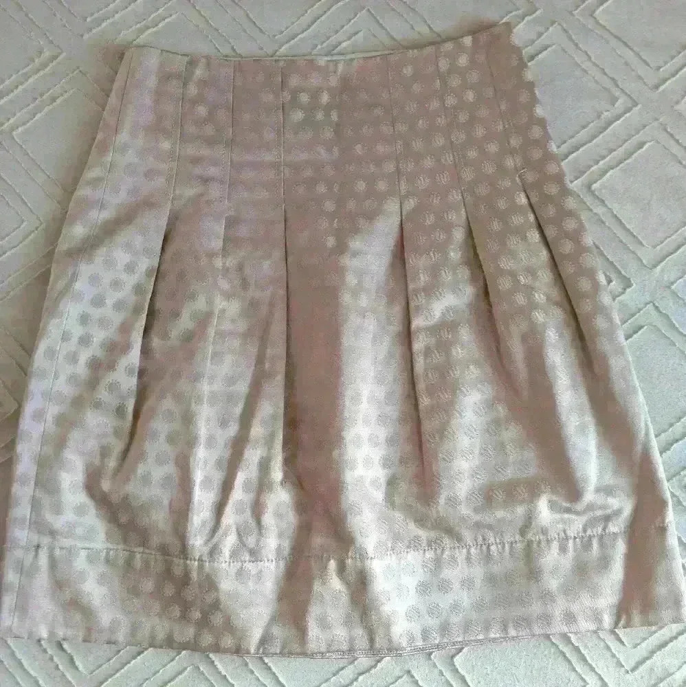 🔥 elevenses Gorgeous Dusty Rose Pleated Skirt A-Line Skirt, Size 8